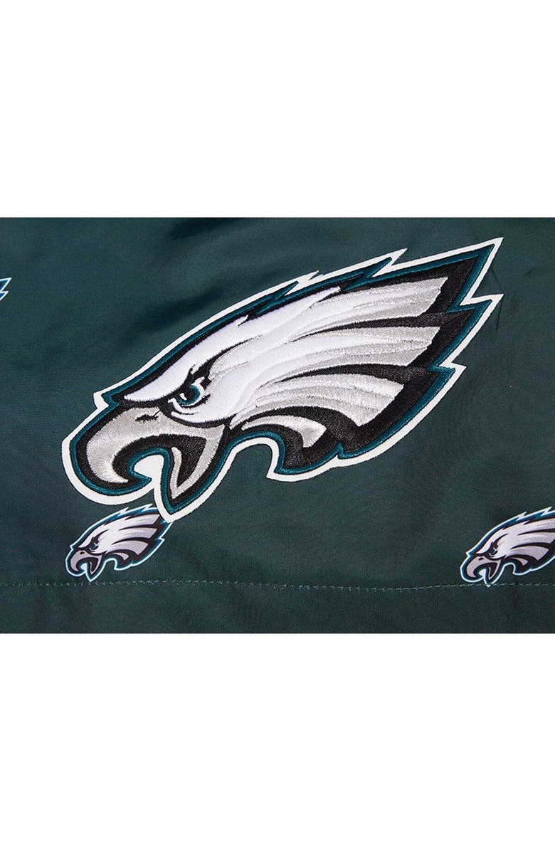 PRO STANDARD Men's Pro Standard Midnight Green Philadelphia Eagles Allover Print Mini Logo Shorts, Alternate, color, 