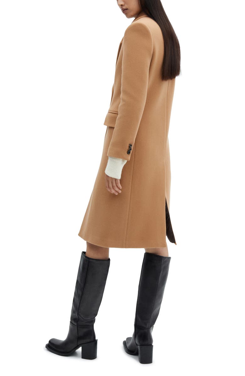 MANGO Virgin Wool Blend Coat, Alternate, color, 