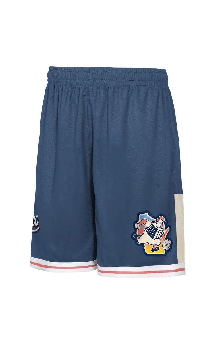 Outerstuff Youth Outerstuff  Blue Milwaukee Brewers 2026 City Connect Crew Fashion Shorts, Alternate, color, Blue