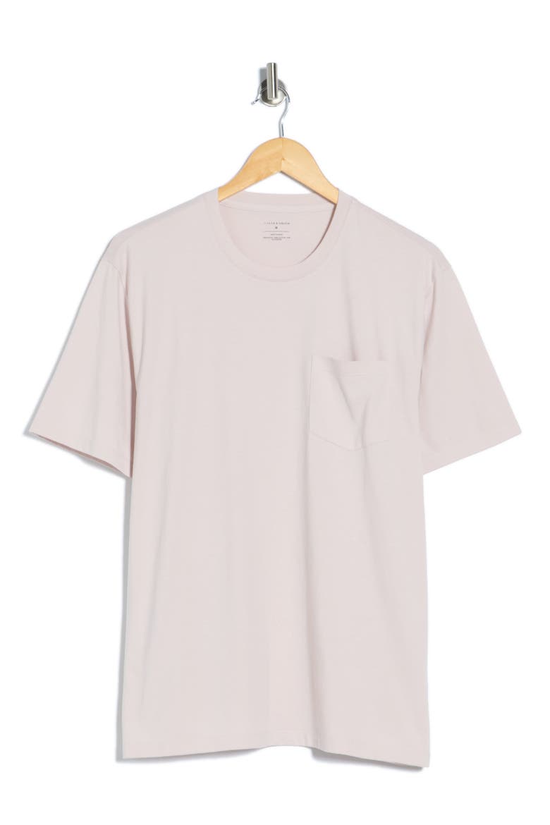 Peached Jersey Pocket T-Shirt, Alternate, color, PINK HUSH