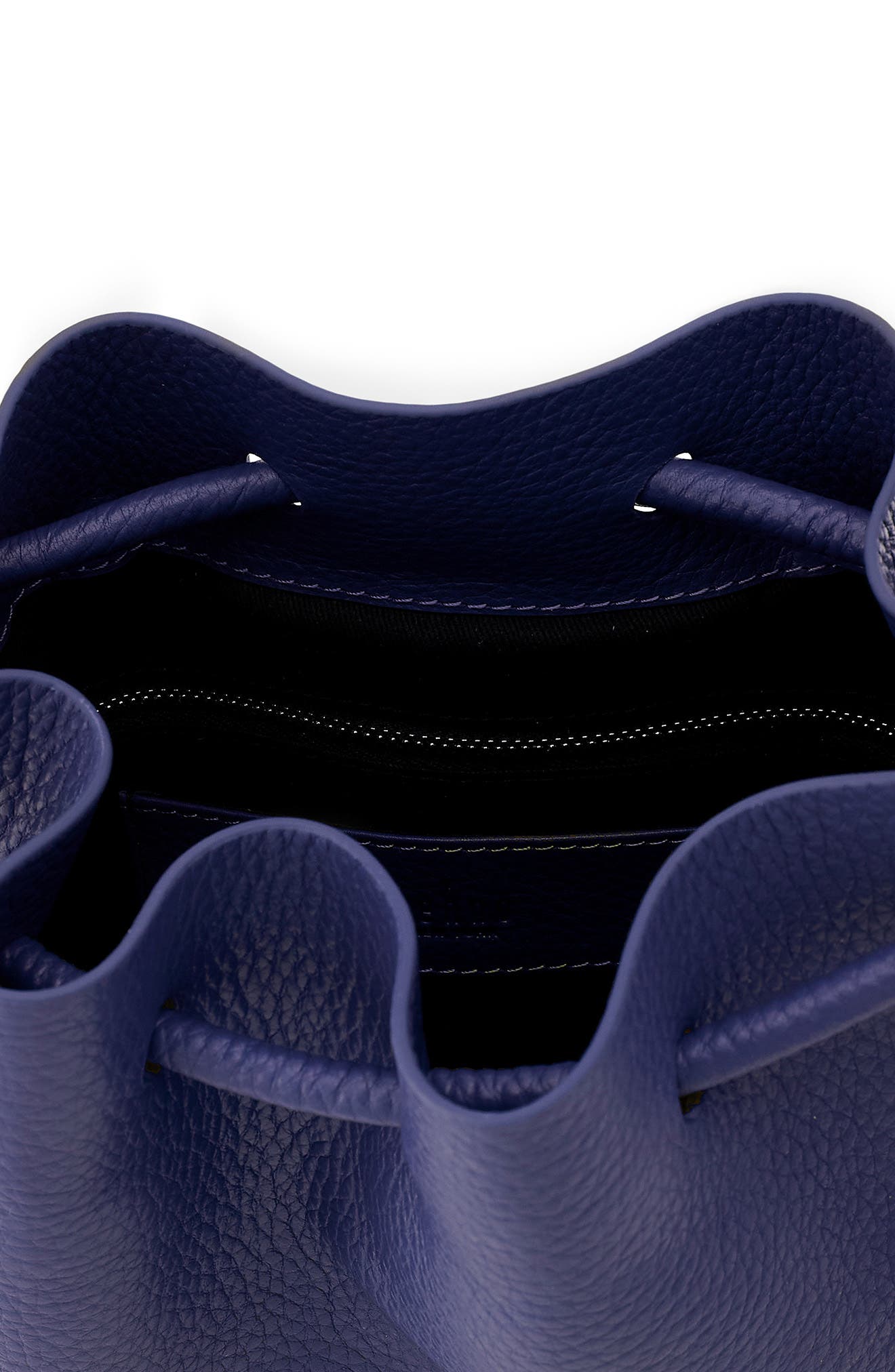 Medium Ina Pebble Leather Shoulder Bag, Alternate, color, INDIGO