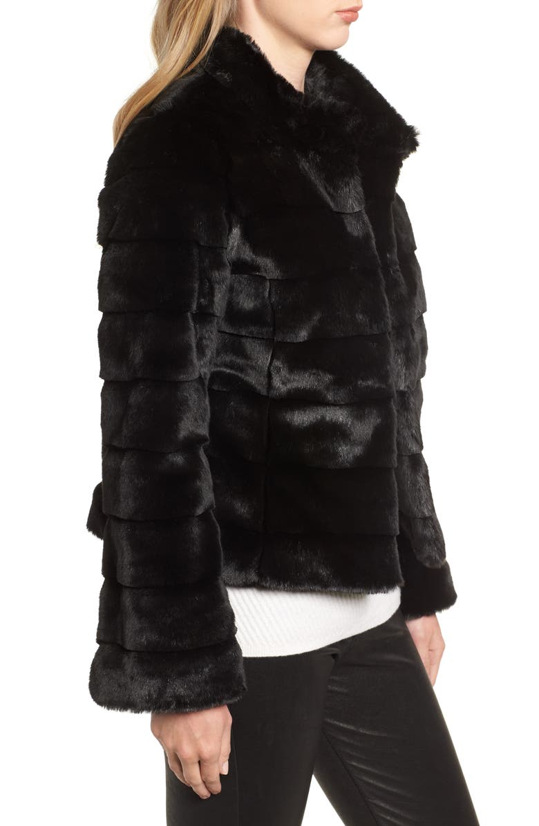 Kristen Blake Faux Fur Quilted Jacket, Alternate, color,