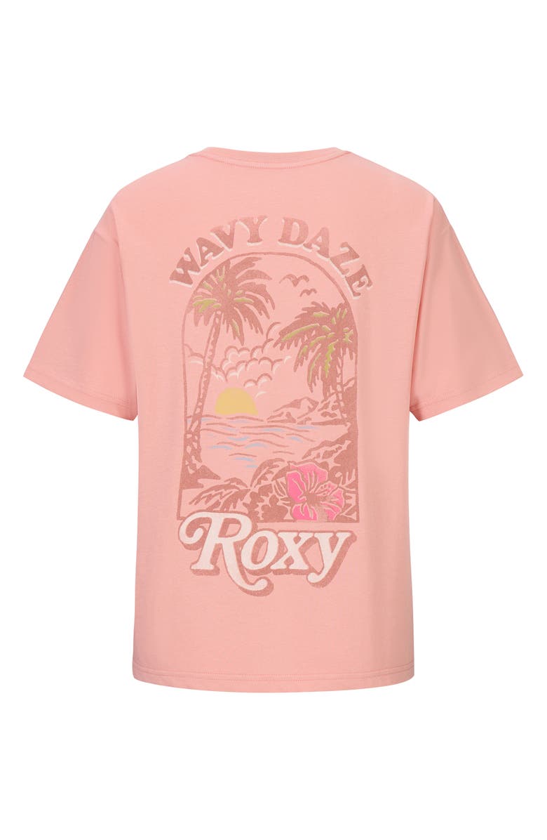Roxy Kids' Wavy Daze Oversize Graphic T-Shirt, Alternate, color, 