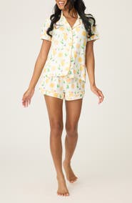 PJ Salvage Mimosa Me Short Pajamas & Headband Set
