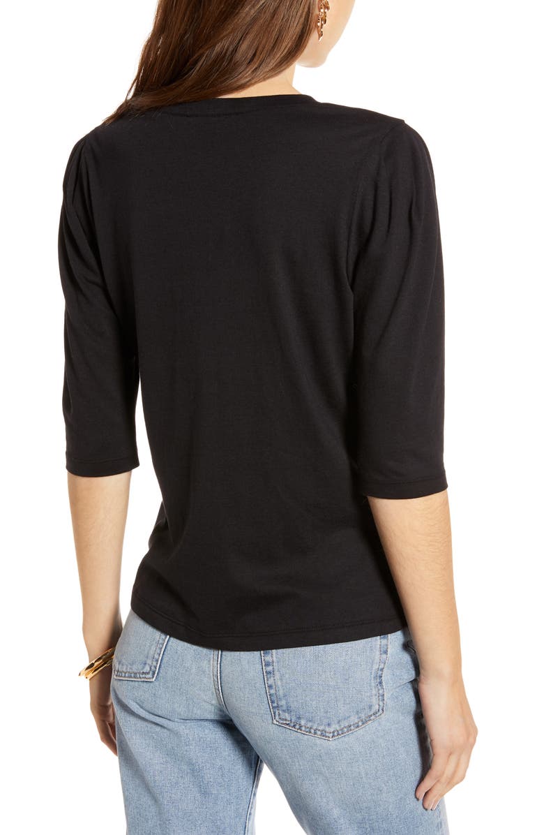 Something Navy Puff Sleeve Tee, Alternate, color, 