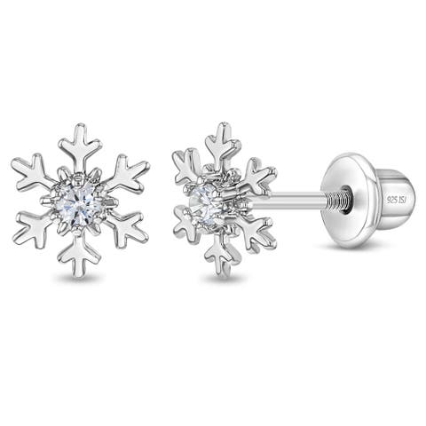 Icy Snowflake Earrings