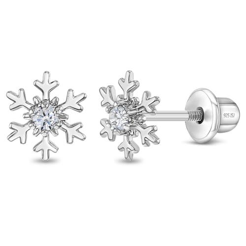 IN SEASON JEWELRY IN SEASON JEWELRY ICY SNOWFLAKE EARRINGS 