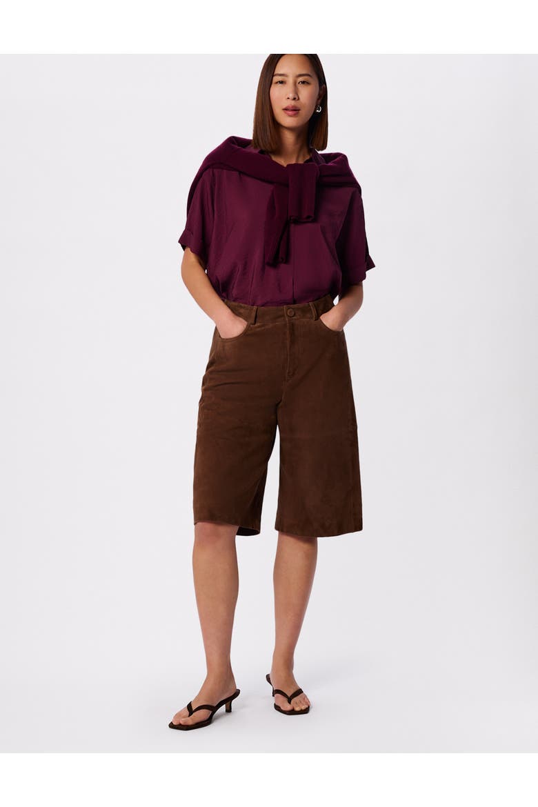 Sasha Relaxed Shirt, Alternate, color, Fig