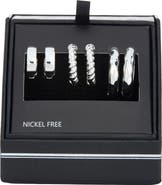 NORDSTROM RACK 3-Pack Assorted Essential Huggie Hoop Earrings