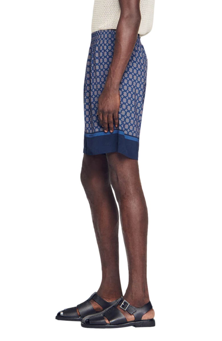 SANDRO Fence Bermuda Shorts, Alternate, color, 