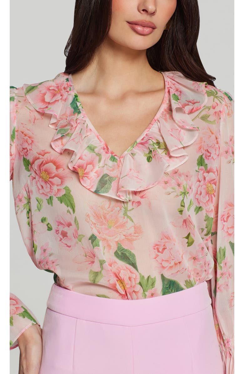 Generation Love Jada Floral Georgette Blouse, Alternate, color, Pink, Floral
