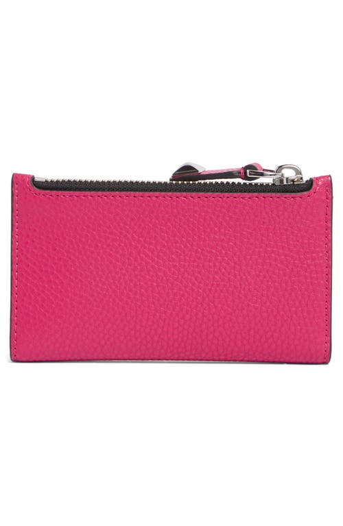 Shop Marc Jacobs Medium Flat Wallet In Lipstick