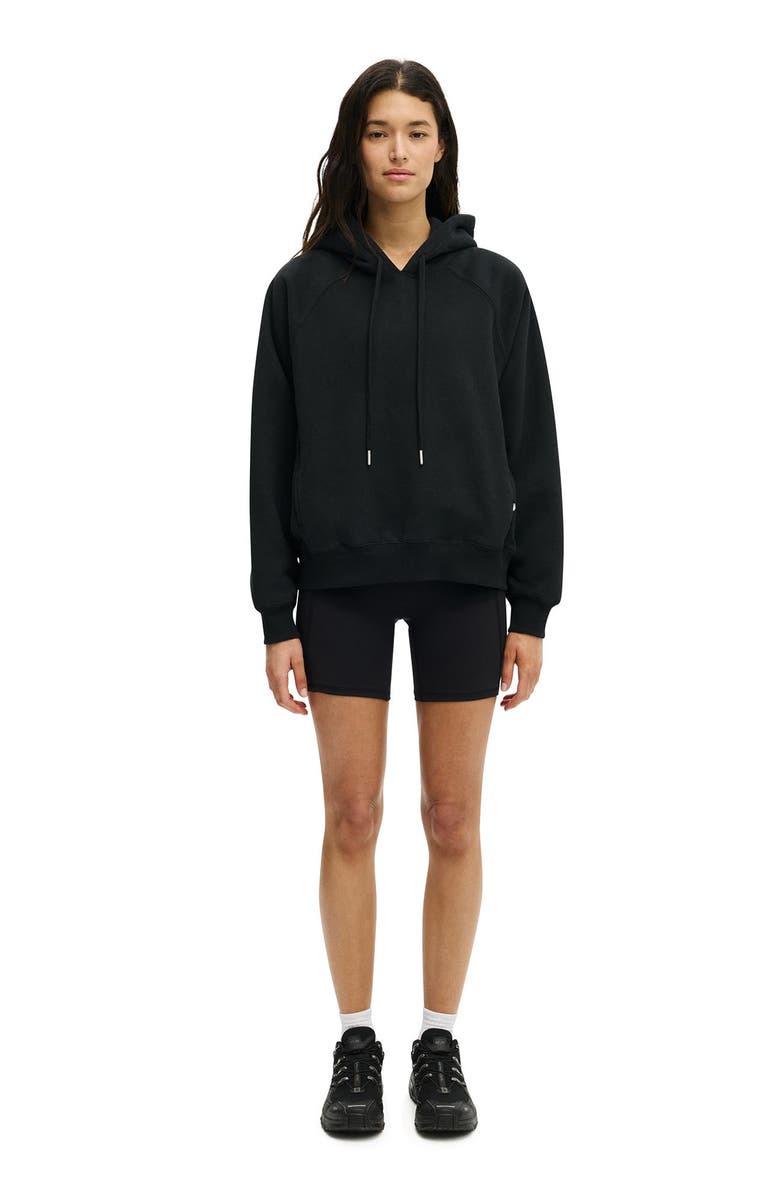 COTTON ON BODY Women's Active Plush Premium Raglan Hoodie, Alternate, color, Black