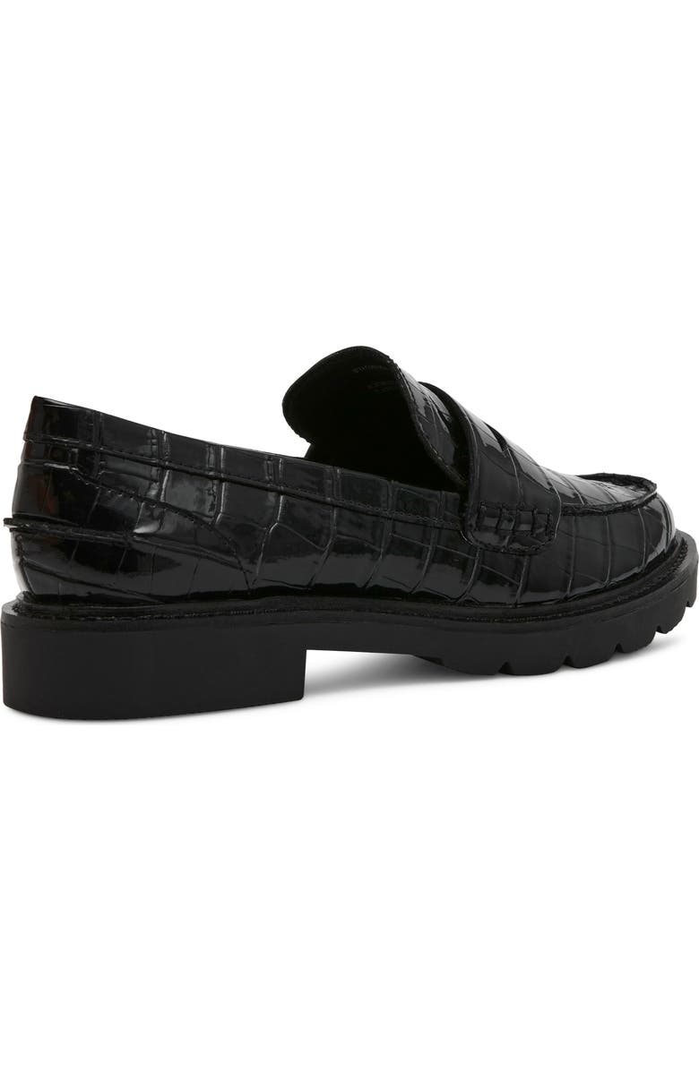 Anne Klein Eryn Croc Embossed Penny Loafer, Alternate, color,