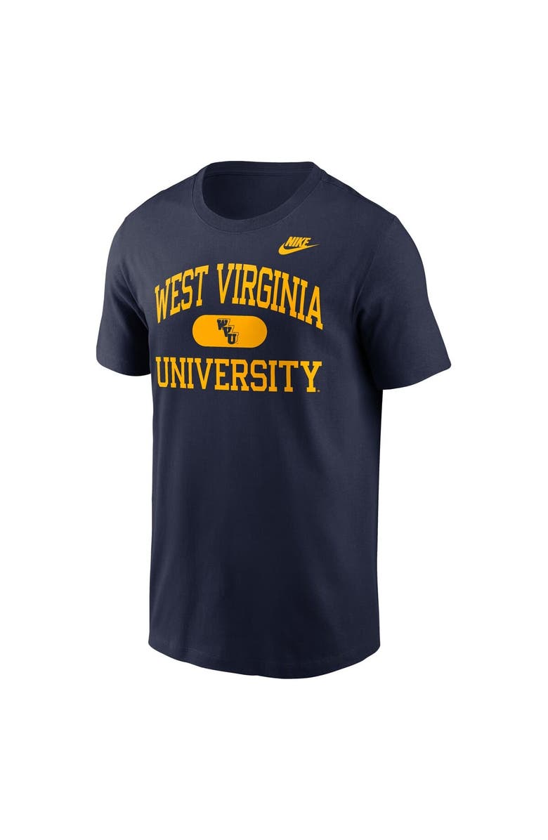 Nike Men's Nike Navy West Virginia Mountaineers Legacy Alma Mater T-Shirt, Alternate, color, Navy