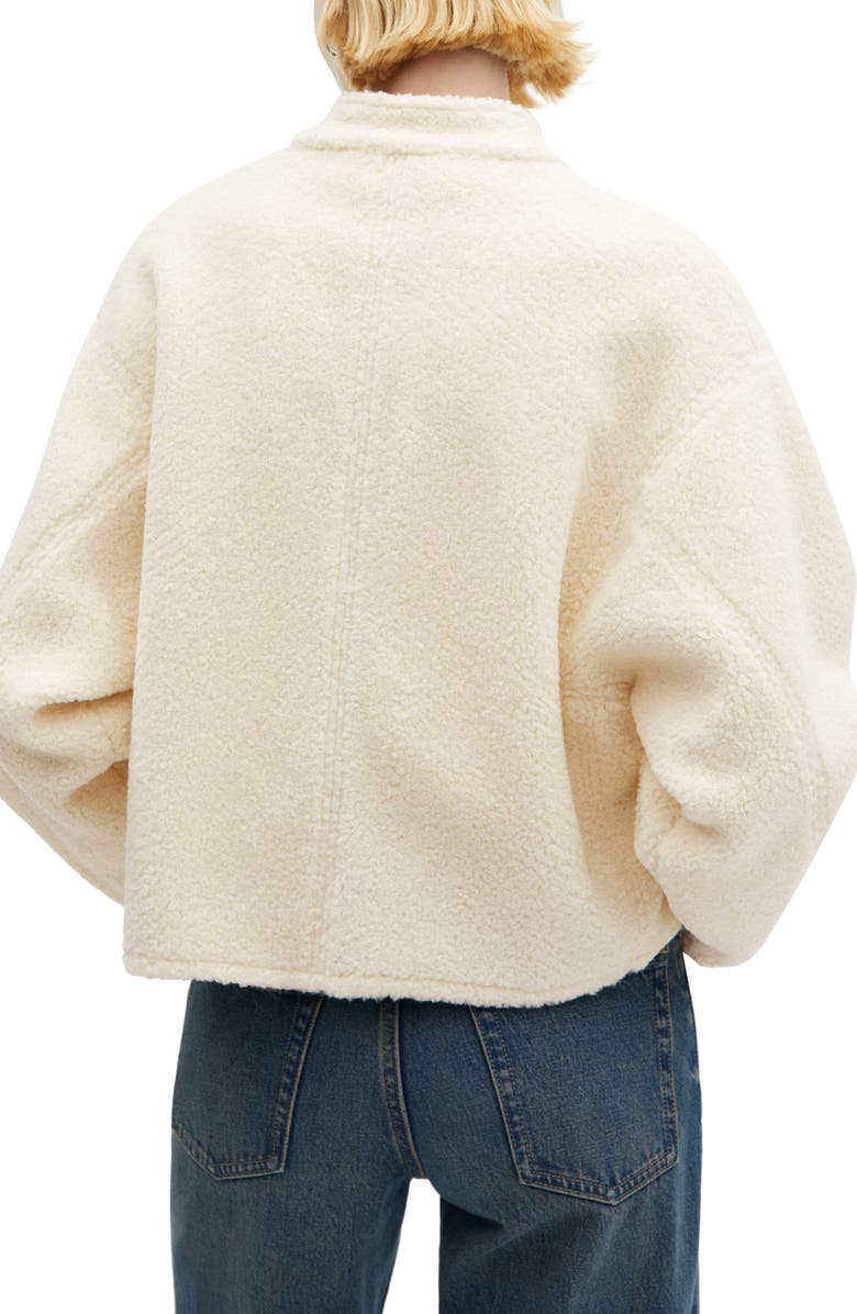 MANGO High Pile Fleece Jacket, Alternate, color,
