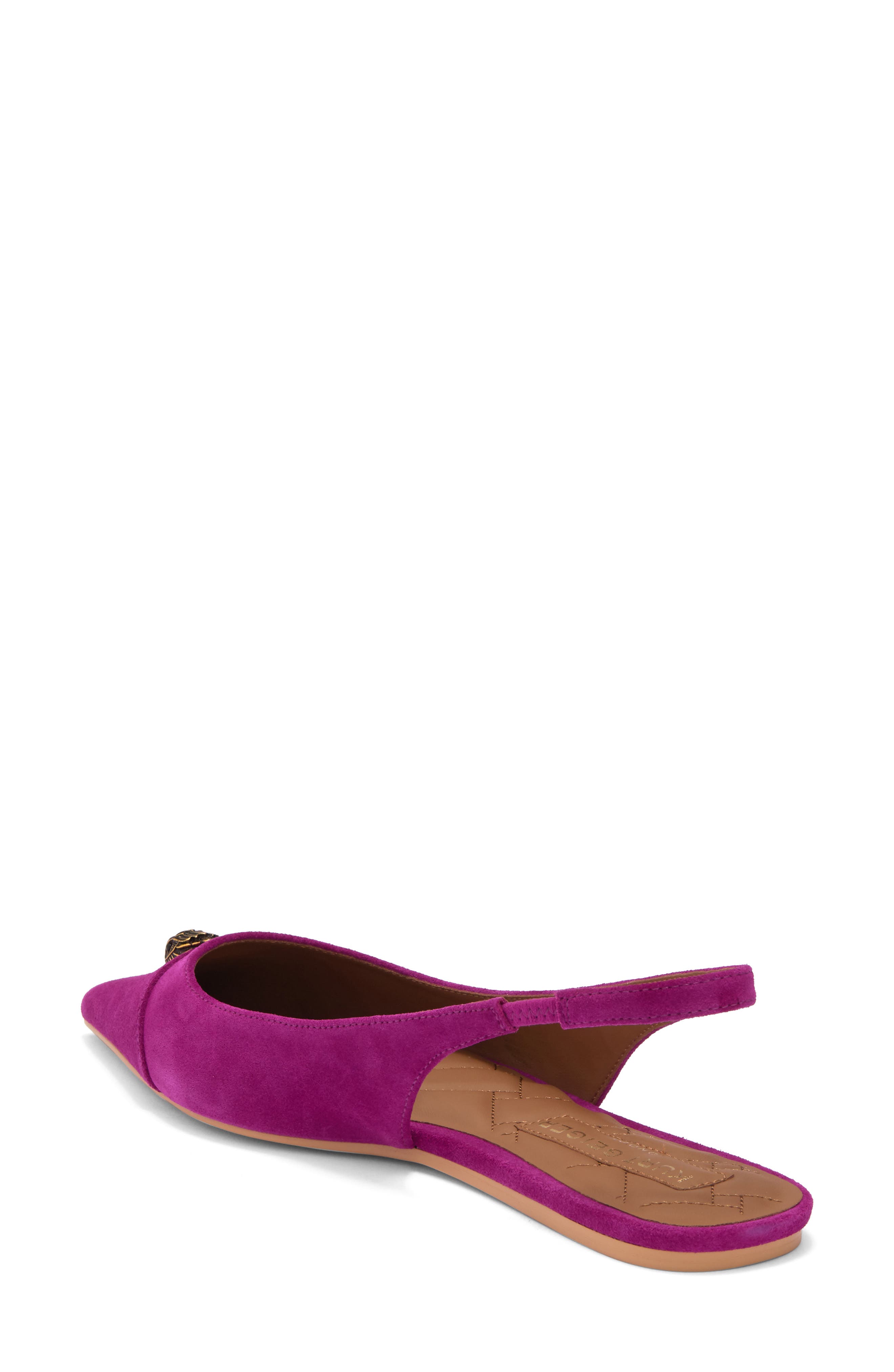 Kurt Geiger London Belgravia Small Eagle Slingback Flat, Alternate, color, 