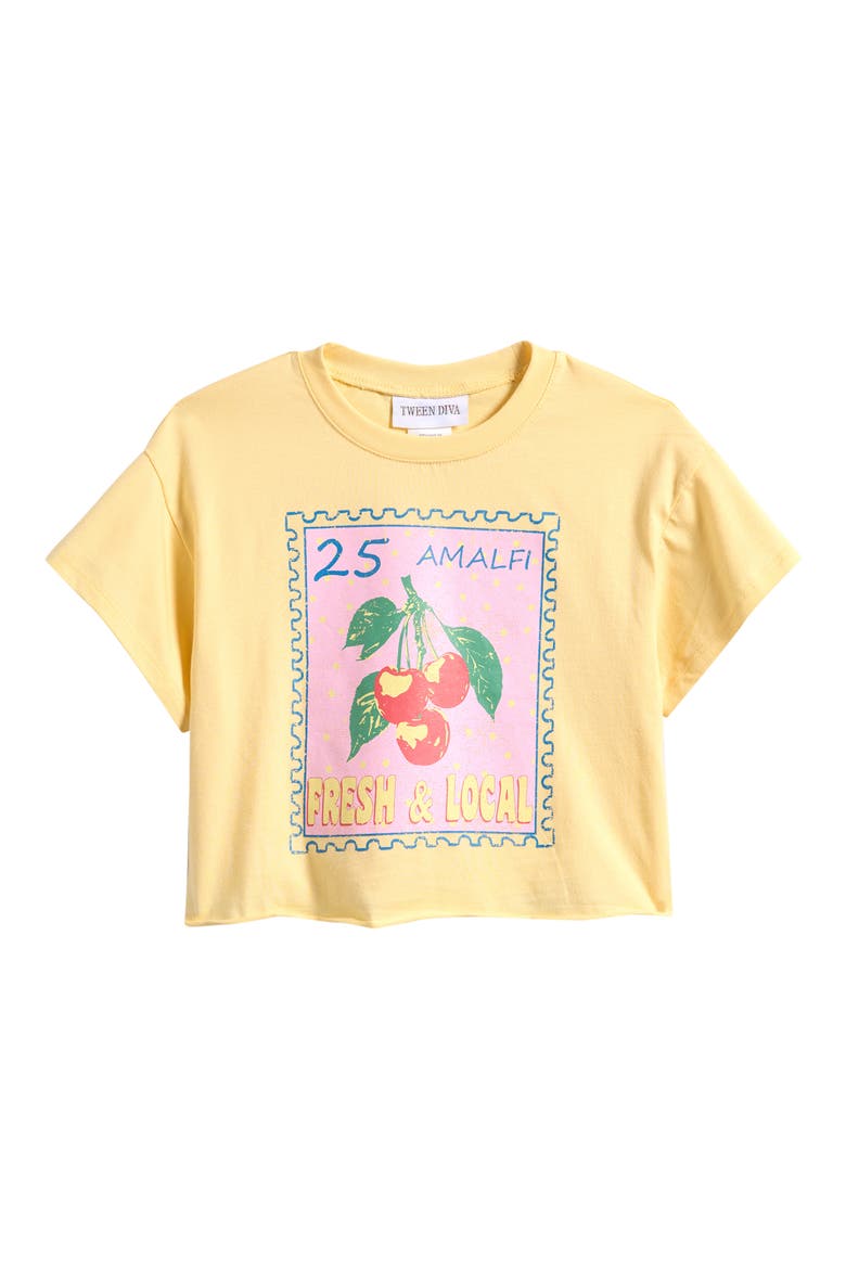Kids' Amalfi Graphic T-Shirt, Main, color, YELLOW
