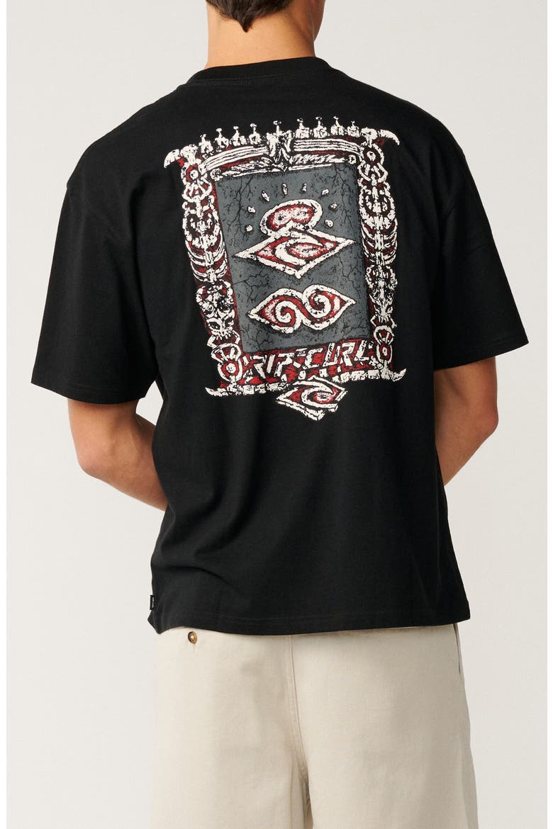 Disorder Boneyard Cotton Graphic T-Shirt, Alternate, color, BLACK