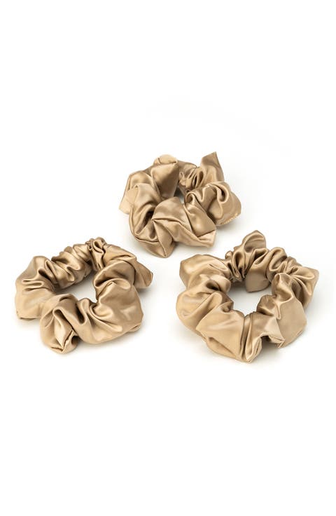 3-Pack Silk Scrunchies