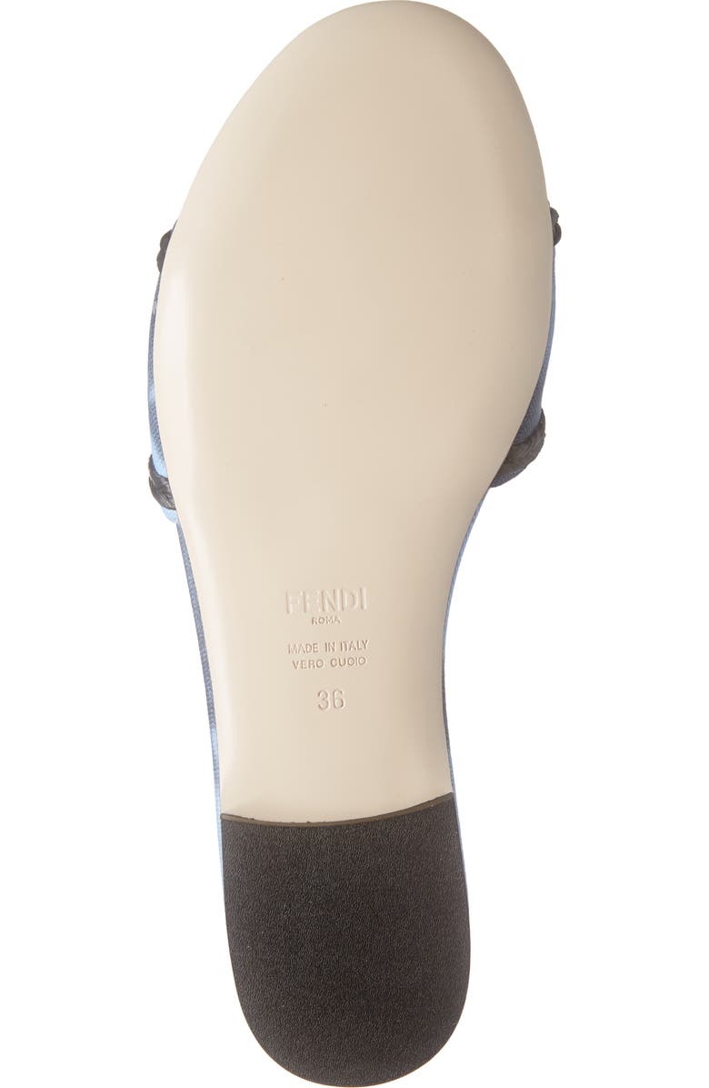 Fendi Hortensia Floral Print Logo Sandal, Alternate, color,