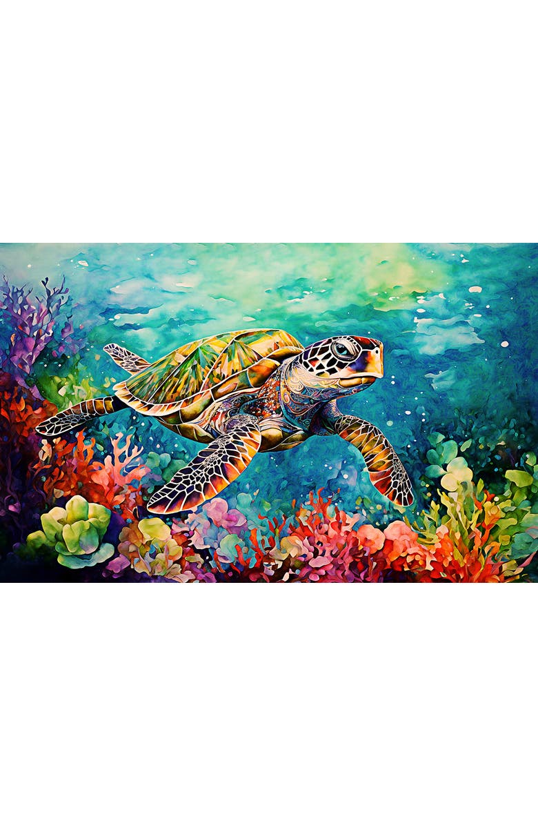 Sunsout Out for a Swim 550 piece Jigsaw Puzzle for Adults, Alternate, color, Multicolor