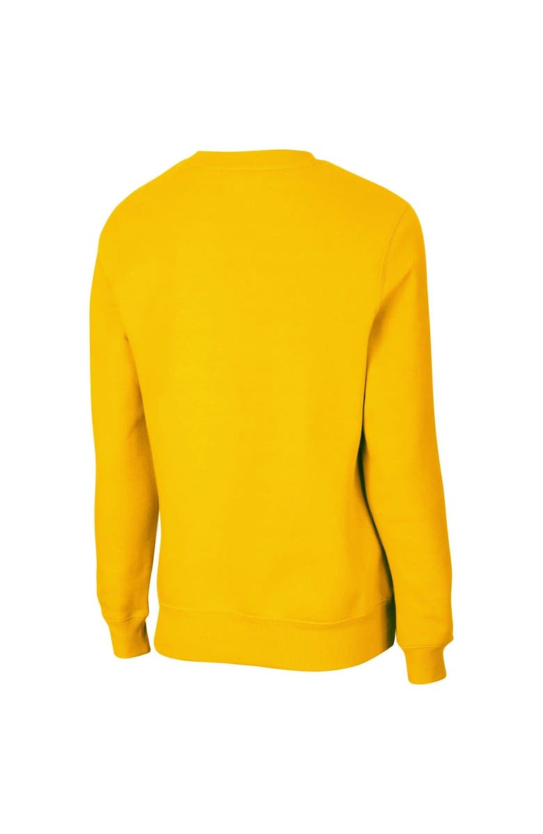 COLOSSEUM Women's Colosseum Maize Michigan Wolverines Campanile Pullover Sweatshirt, Alternate, color, Maize