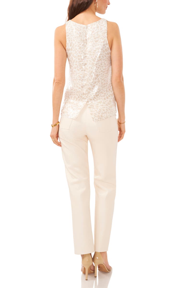 Vince Camuto Sequin Sleeveless Top, Alternate, color,
