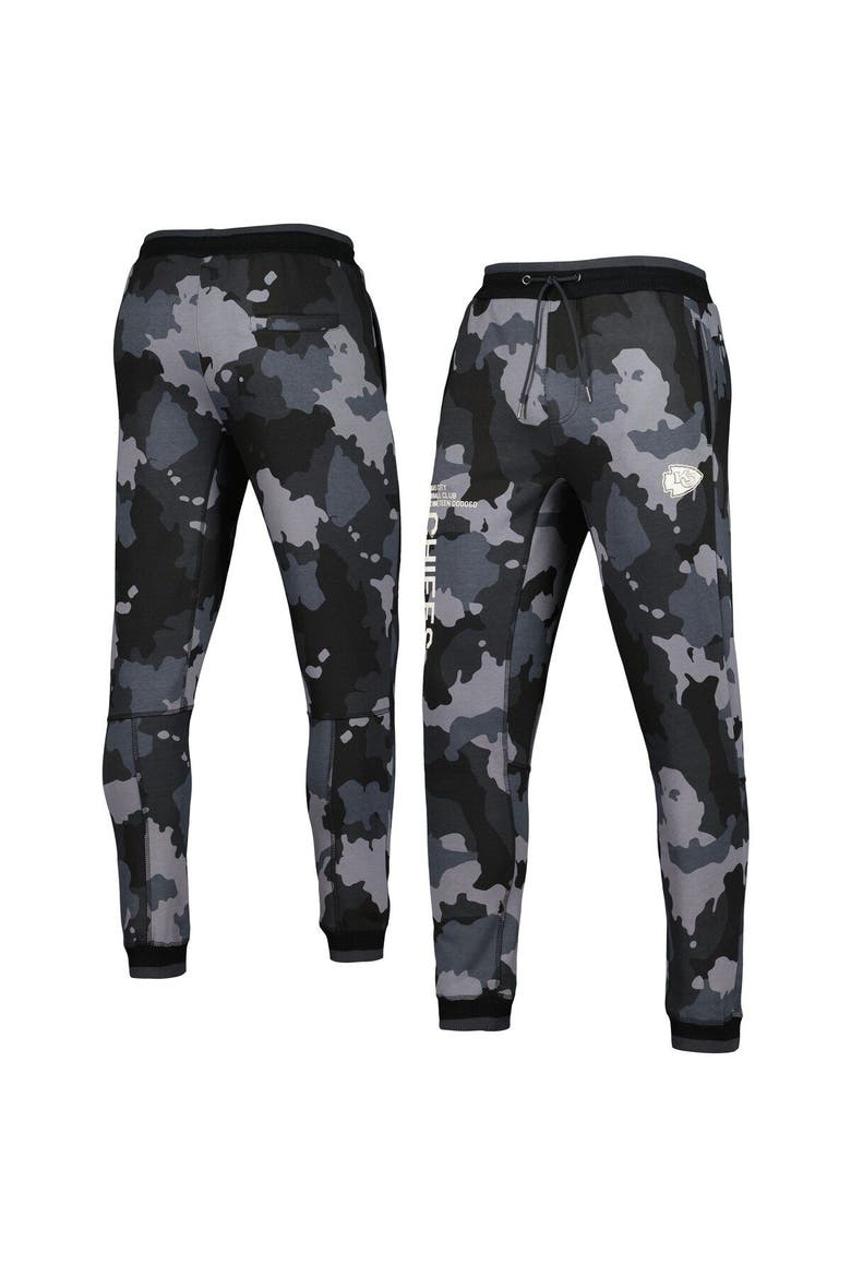 Unisex The Wild Collective Black Kansas City Chiefs Camo Jogger Pants, Main, color, Black