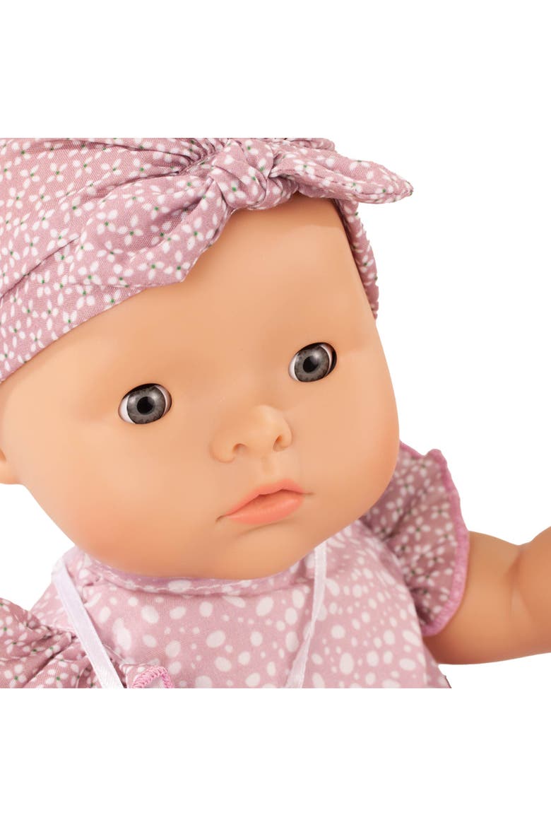 16.5" Maxy Aquini Bath Baby Doll with Blue Sleeping Eyes, Alternate, color, Multicolored