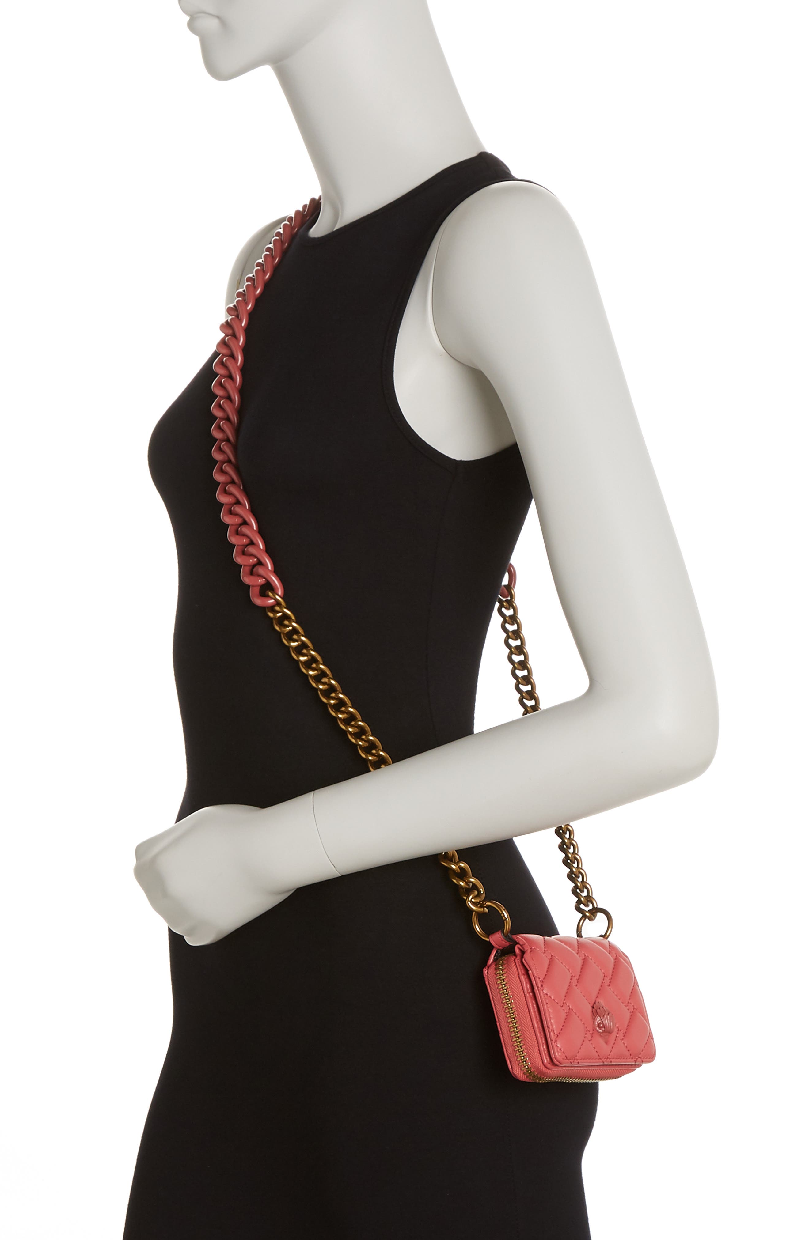 Kurt Geiger London Quited Leather Chain Wallet | Nordstromrack