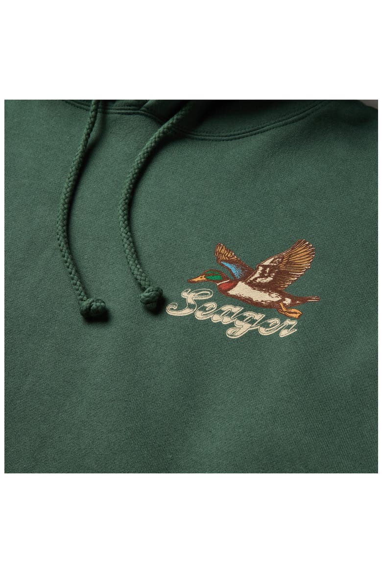 Greenhead Cotton Blend Hoodie, Alternate, color, ALPINE GREEN