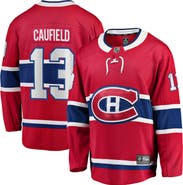FANATICS Men's Fanatics Cole Caufield Red Montreal Canadiens Home Premier Breakaway Player Jersey
