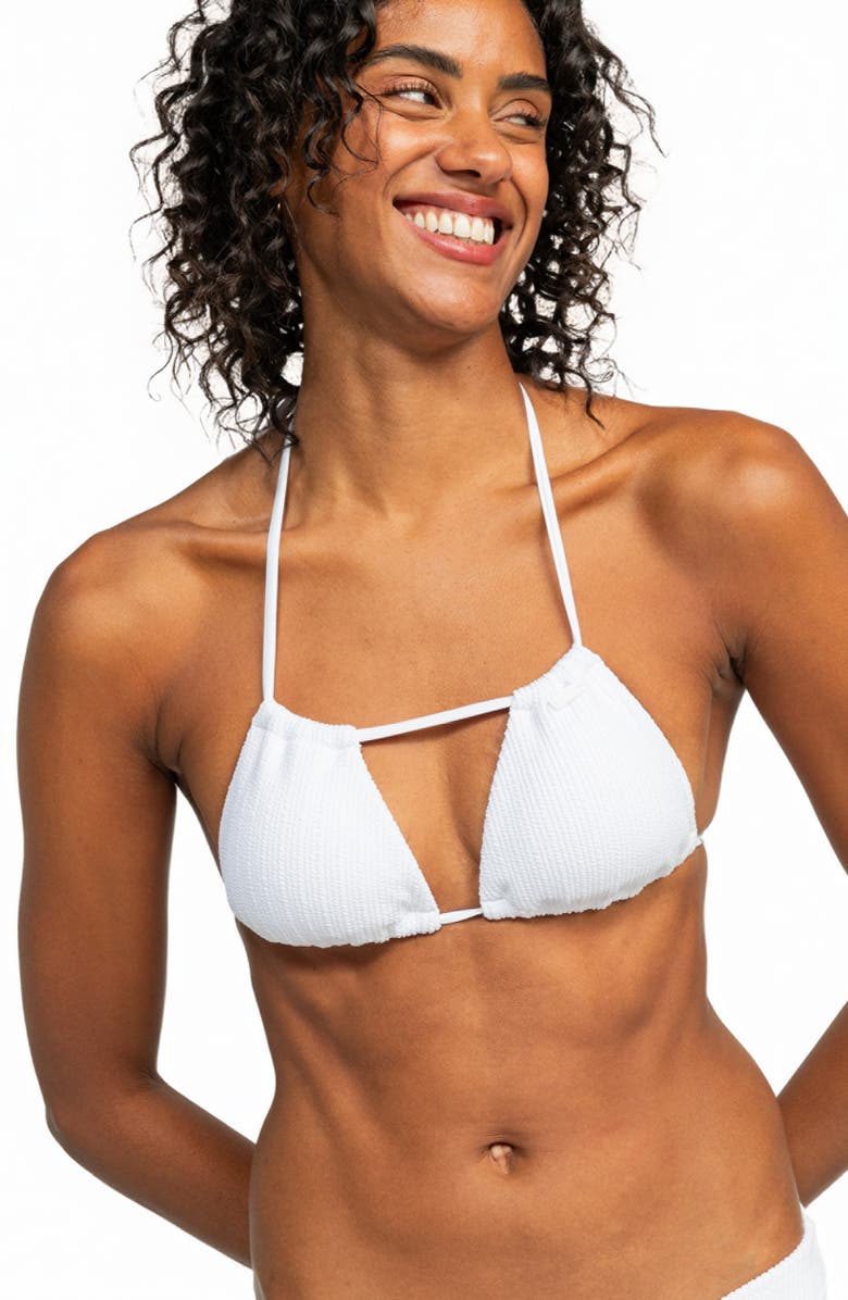 Roxy Aruba Tiki Triangle Bikini Top, Alternate, color,