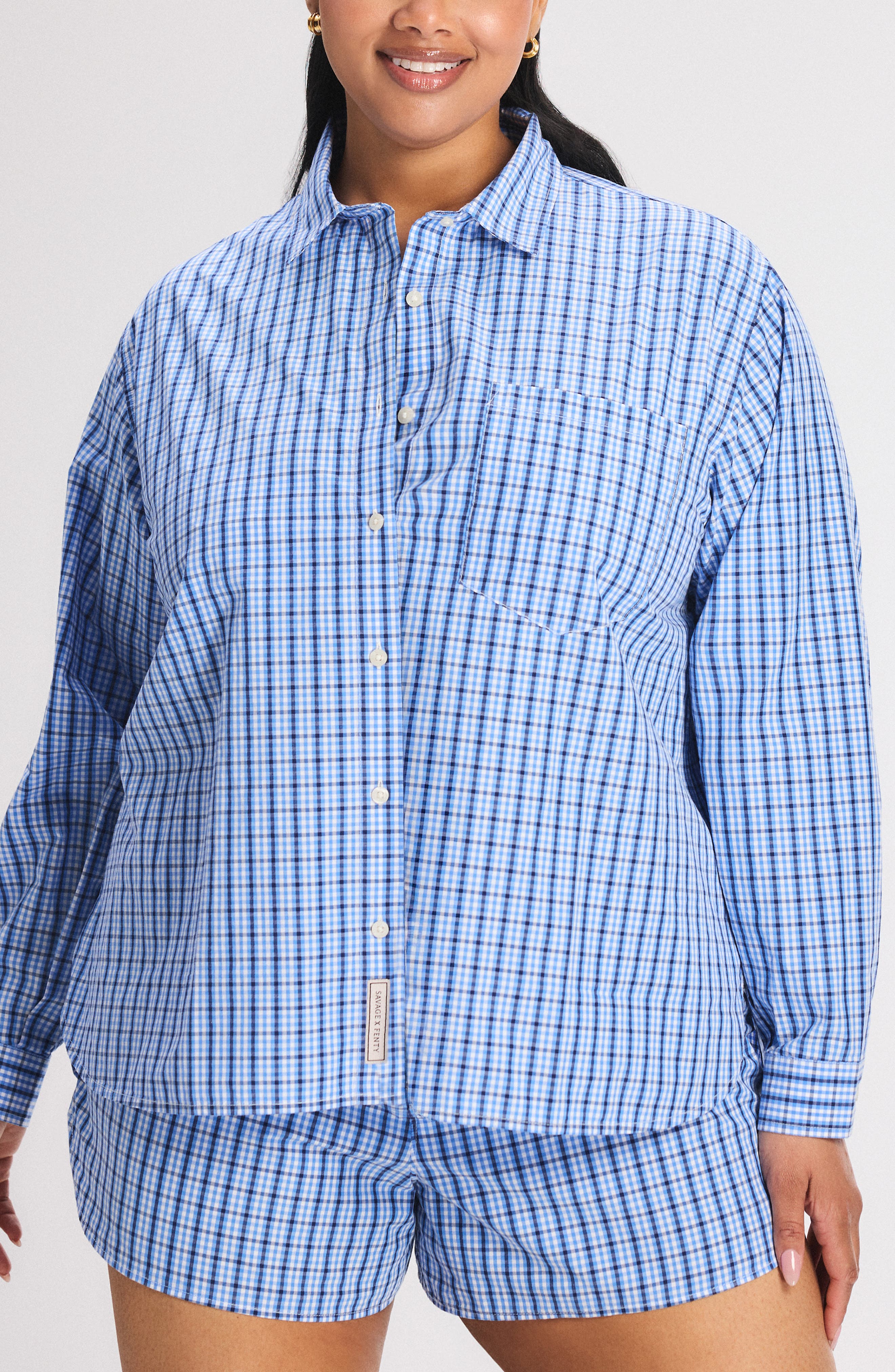SKYLINE BLUE PLAID BEHAVIOR
