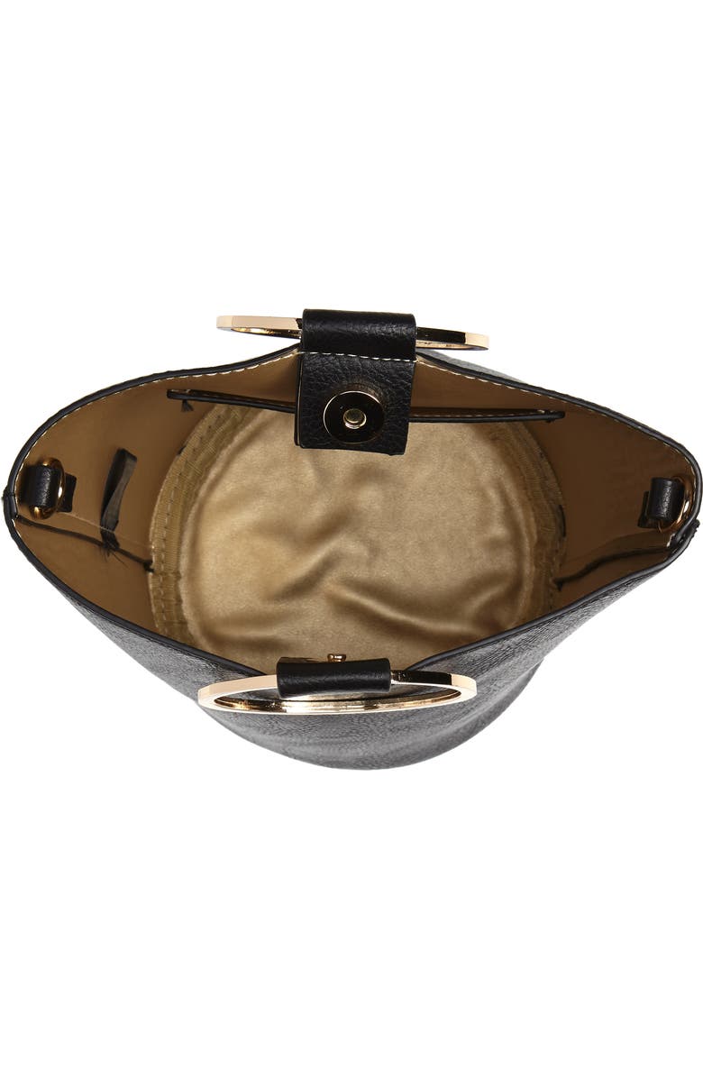 Mali + Lili Ilia Vegan Leather Ring Handle Bucket Bag, Alternate, color,