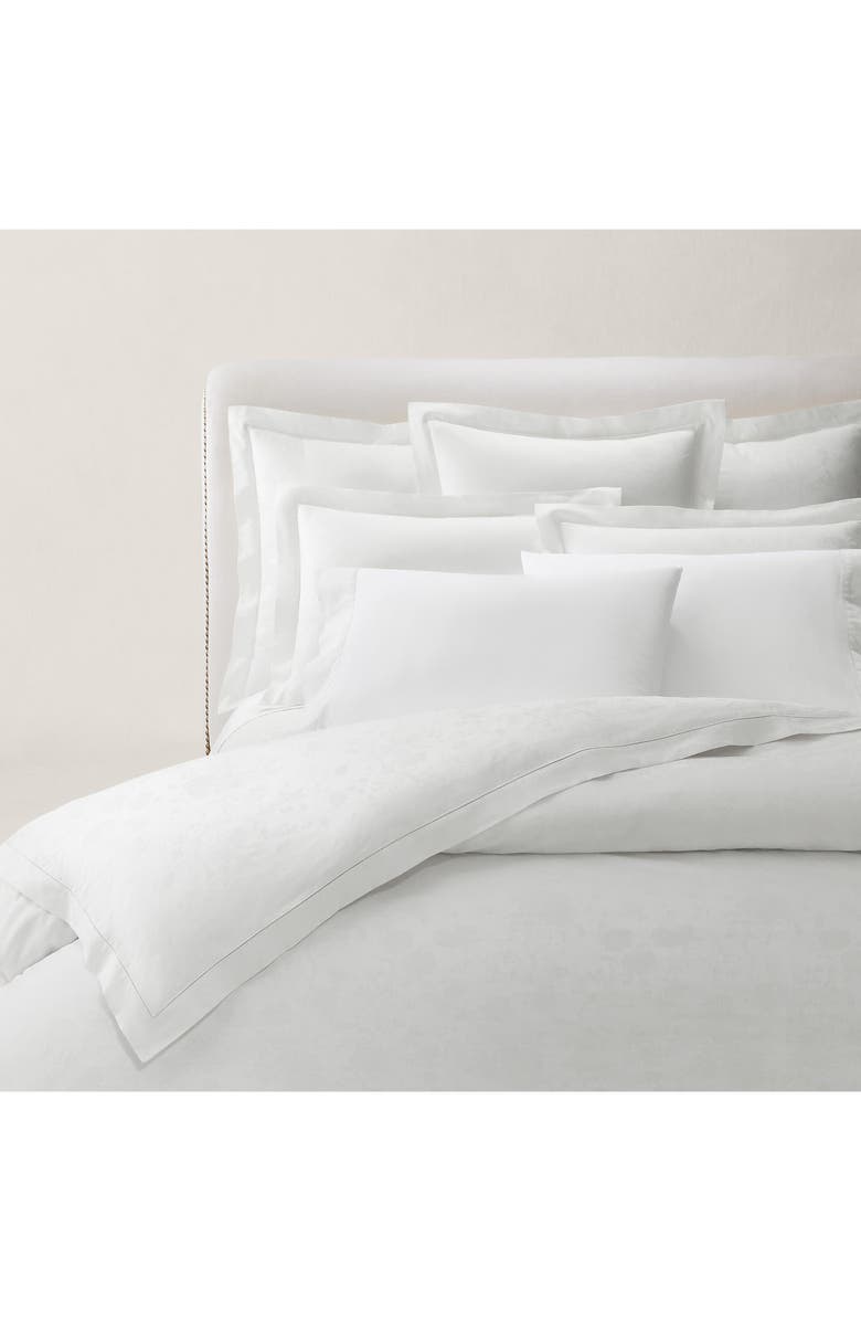 Ralph Lauren Bethany Organic Cotton Jacquard Duvet Cover, Main, color,