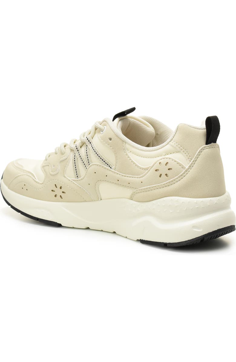 Nicole Miller Mix Media Sneaker, Alternate, color, Beige