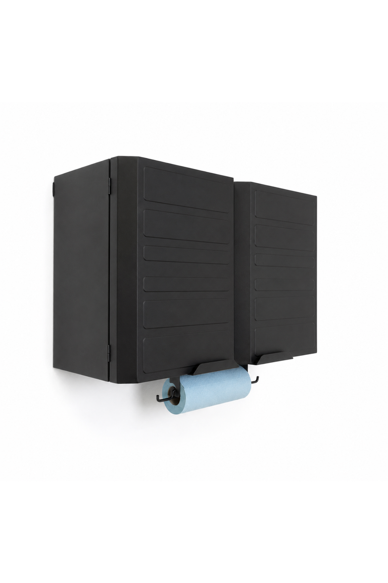 BLAT Wall Cabinet - Premium Wall Storage Cabinet, Main, color, Black