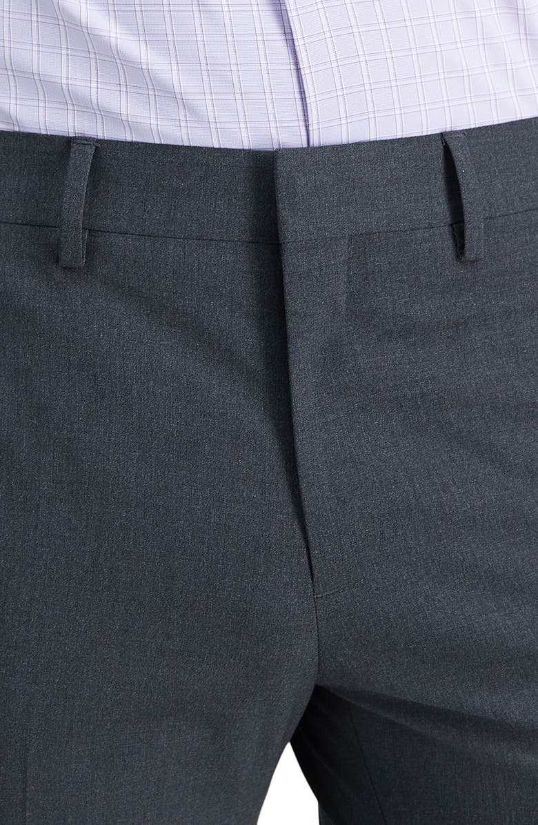 HAGGAR J.M HAGGAR UUltra Slim 4-Way Stretch Trousers, Alternate, color, Charcoal Heather