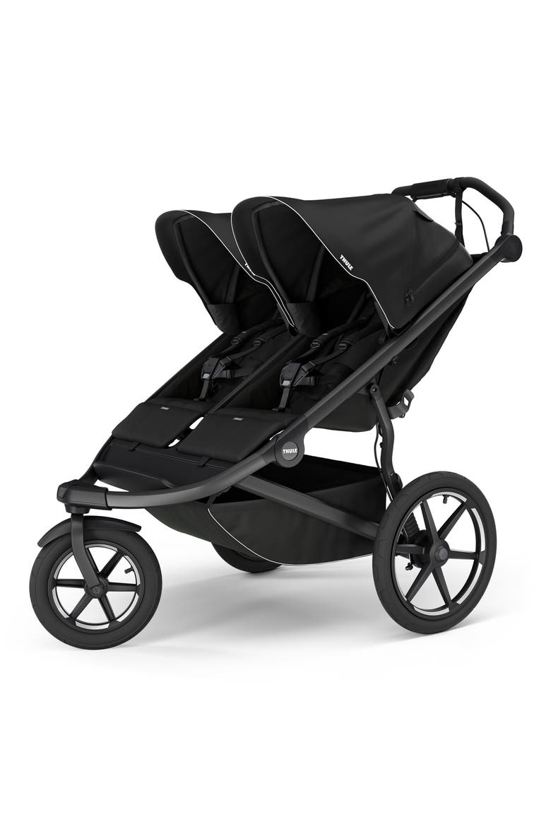 Urban Glide 3 Double All-Terrain Stroller, Main, color, BLACK