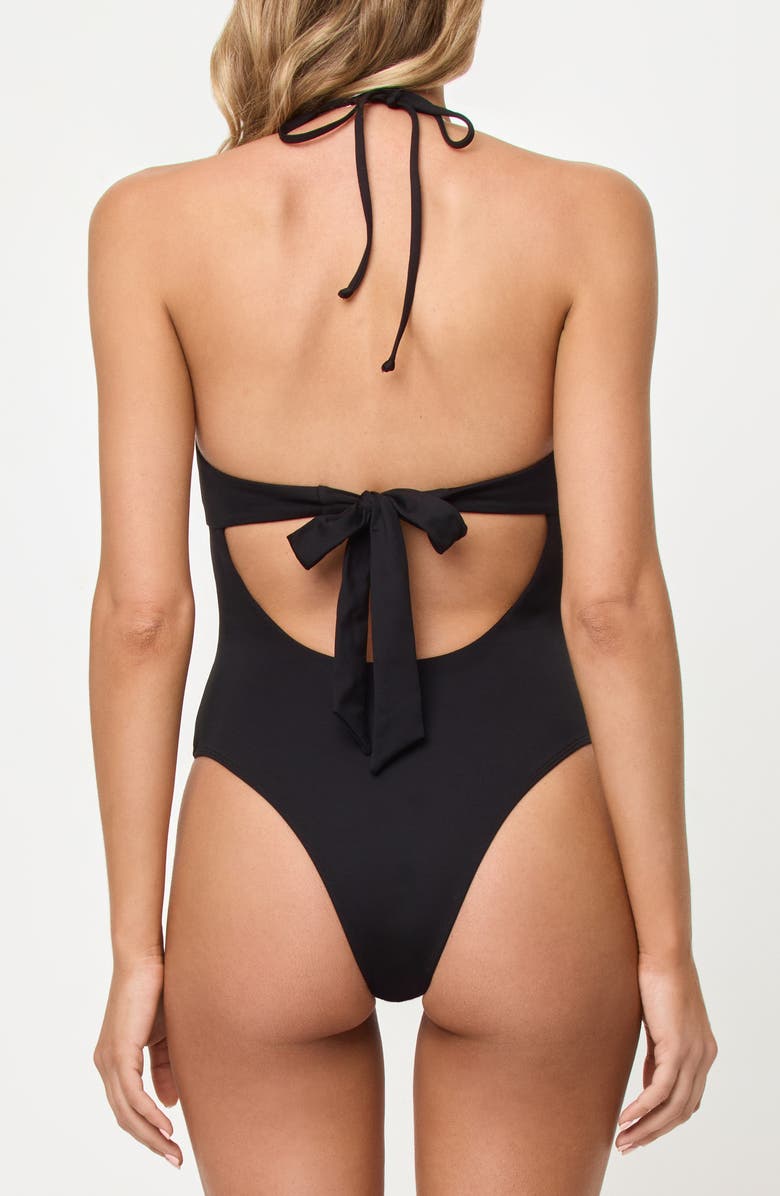 LSPACE Juno O-Ring One-Piece Swimsuit, Alternate, color,