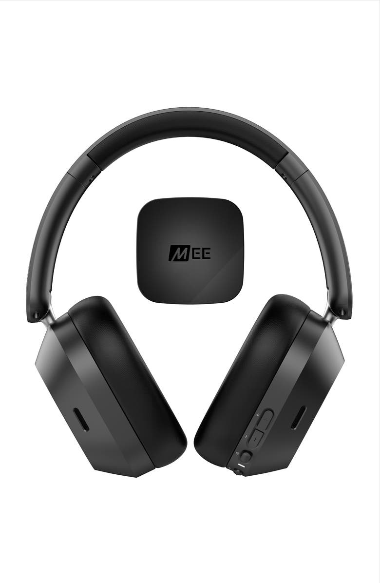 MEE audio T1CMA3D Matrix Cinema 3D TV Headphones + Connect Transmitter Bundle, Main, color, Black