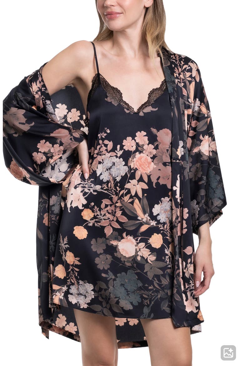 Print Chemise, Alternate, color, BLACKNESS BOUQUET
