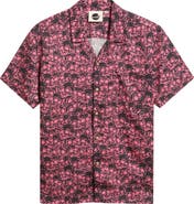 Boardies Skull Print Camp Shirt