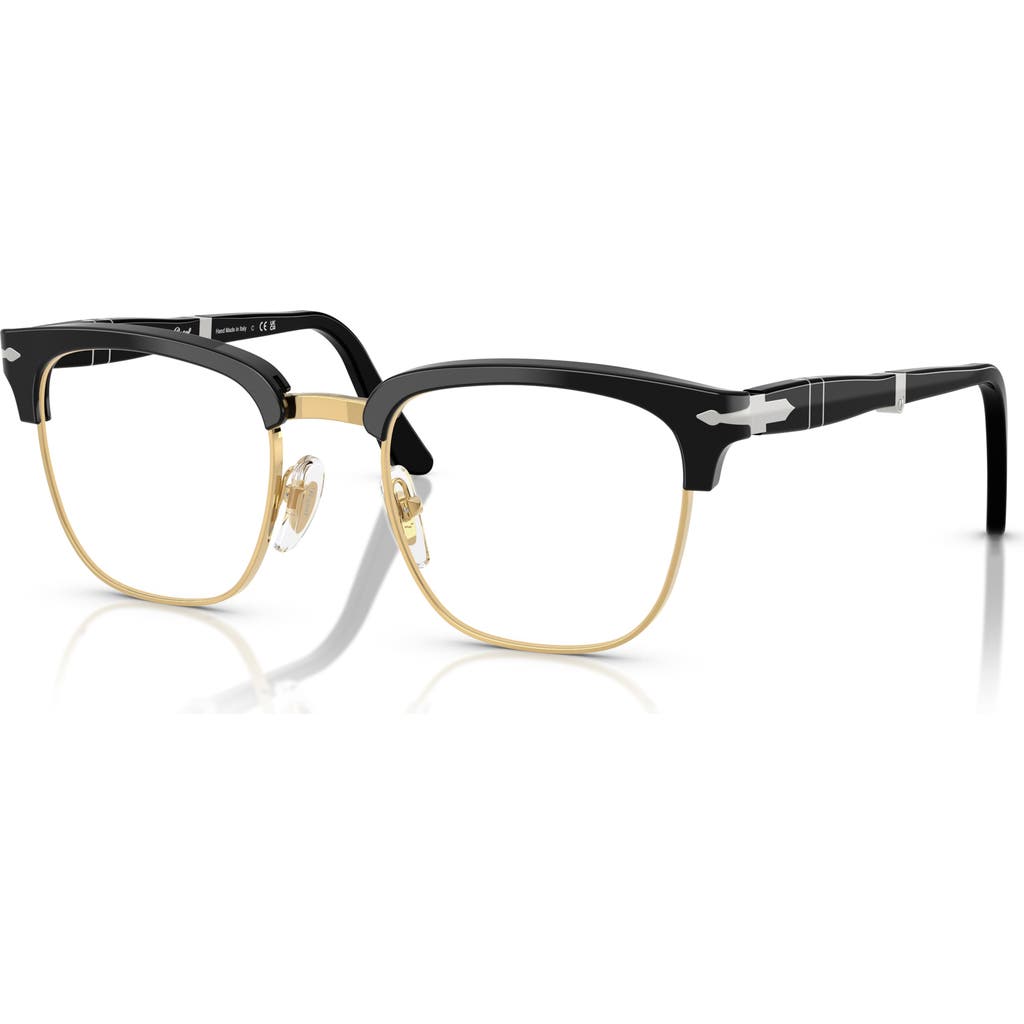Persol 50mm Square Optical Glasses In Black