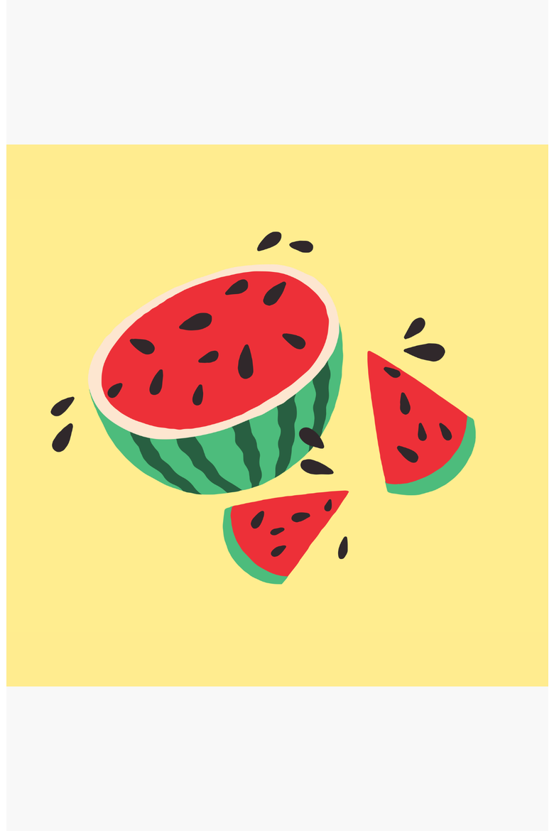Watermelon Paint by Numbers Kit, Alternate, color, Multicolor
