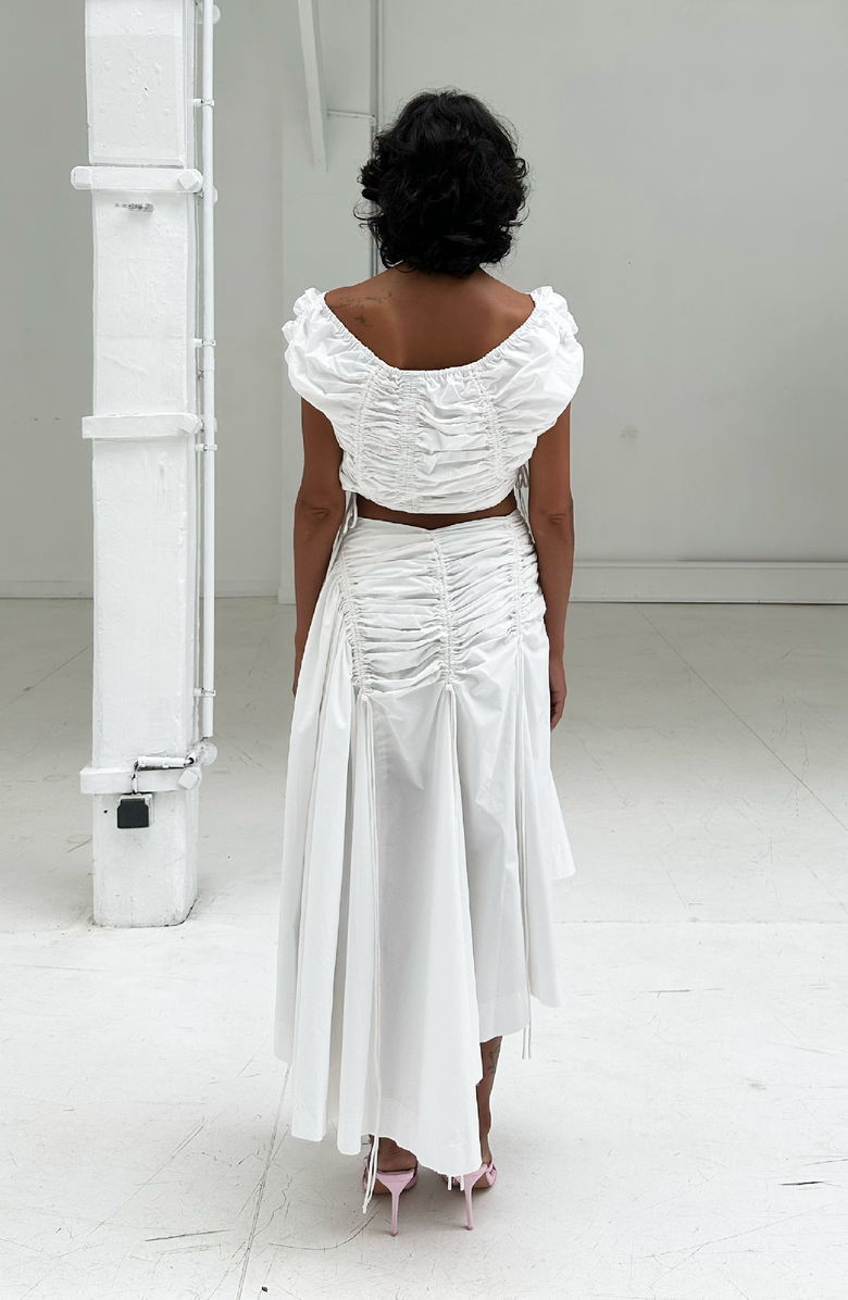 SAEMDI Simmi Skirt, Alternate, color, Ivory