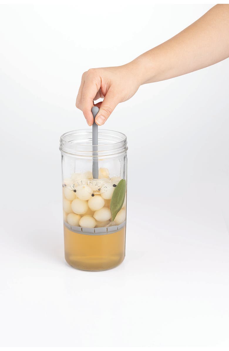 Kilner Pickle Jar with Lifter, 34 ounce, Alternate, color, Clear