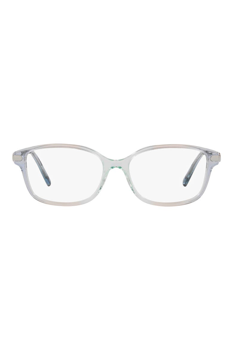 52mm Pillow Optical Glasses, Main, color, TRANSPARENT BLUE